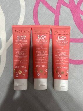 3 Count of Pacifica Glow Baby Brightening Face Wash